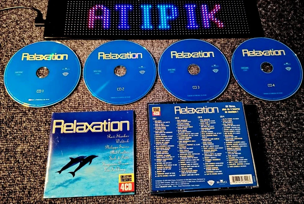 ♦ Coffret 4 CD Relaxation - 80 Titres - Ravi Shankar, Tangerine Dream🦊 – photo 3